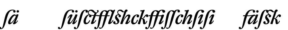 DTL Fleischmann T Alt Font Image