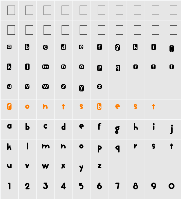 Chewy Stewy Character Map