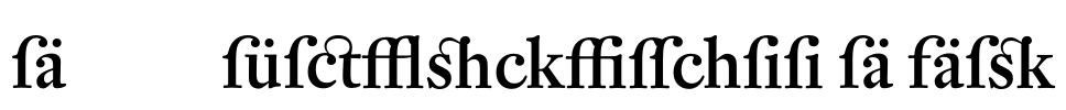 DTL Fleischmann D Alt Font Image