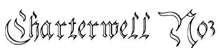 Charterwell No3 Font Image