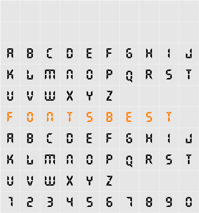 DS Crystal Character Map