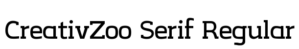 CreativZoo Serif Regular