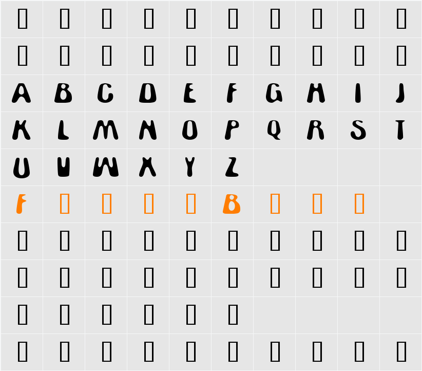 Flatman Character Map