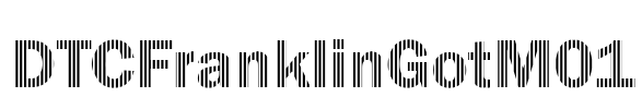 DTCFranklinGotM01 Font Image
