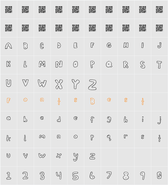 AwesomeStyle Character Map