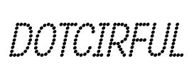 DOTCIRFUL Font Image