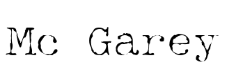 Mc Garey Font Image