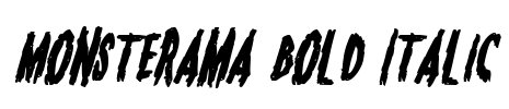 Monsterama Bold Italic