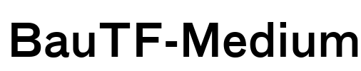 BauTF-Medium Font Image