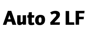 Auto 2 LF Font Image