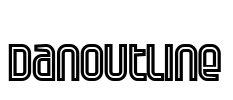 Danoutline Font Image