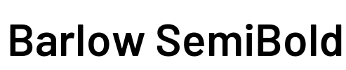 Barlow SemiBold Font Image