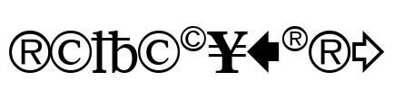 DataSymFDB Font Image