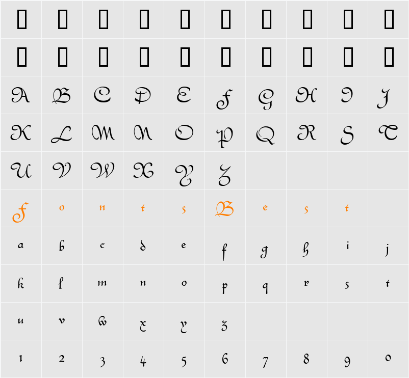 JI-Duking Character Map