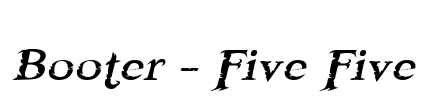 Booter - Five Five