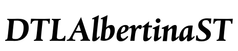 DTLAlbertinaST Font Image
