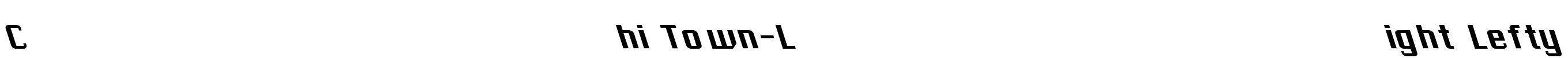 Chi Town-Light Lefty Font Image