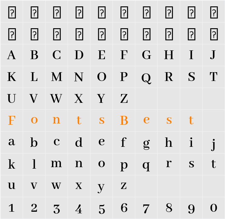 Abhaya Libre SemiBold Character Map