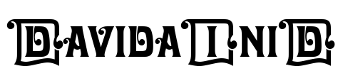 DavidaIniD Font Image