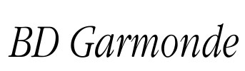 BD Garmonde Font Image