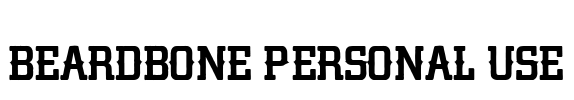 BEARDBONE PERSONAL USE