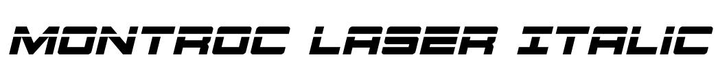 Montroc Laser Italic