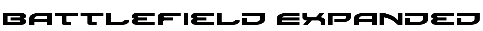 Battlefield Expanded Font Image