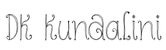 DK Kundalini Font Image
