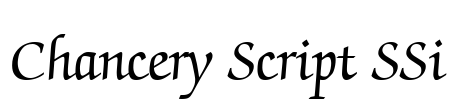 Chancery Script SSi