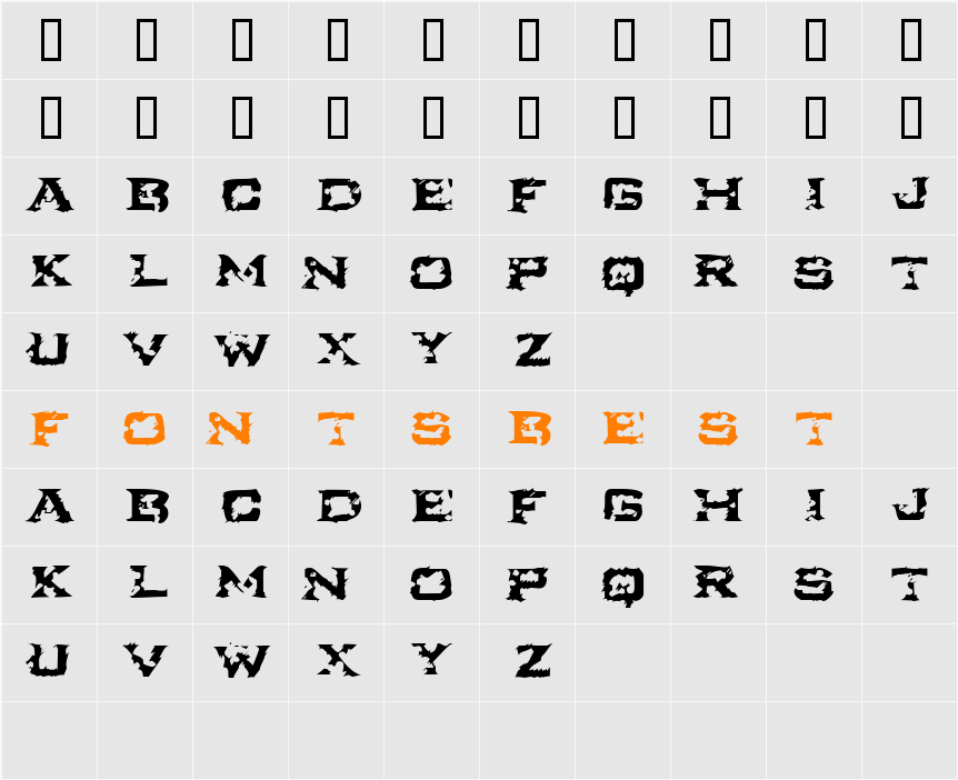 JI-Elicit Character Map