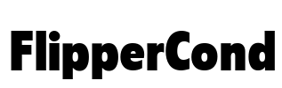 FlipperCond Font Image
