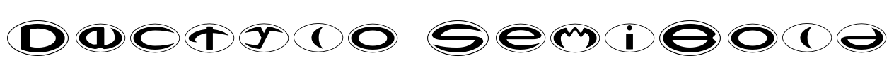 Dactylo SemiBold Font Image