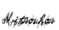 Mitsoukos Font Image