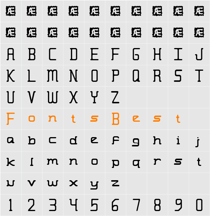 Moronic Misfire (BRK) Character Map