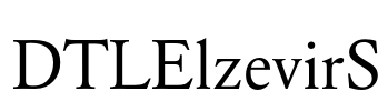 DTLElzevirS Font Image