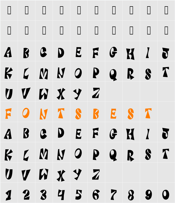Adalien Soft Character Map