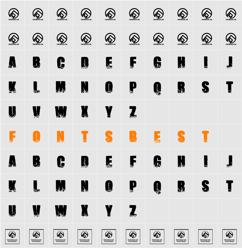 Names Brutas Character Map