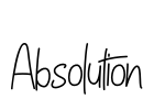 Absolution Font Image