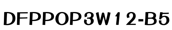 DFPPOP3W12-B5