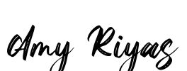 Amy Riyas Font Image