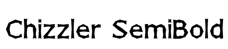 Chizzler SemiBold Font Image