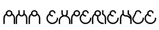 aha experience Font Image