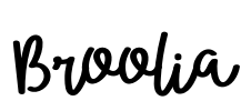 Broolia Font Image