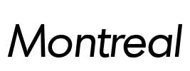 Montreal Font Image