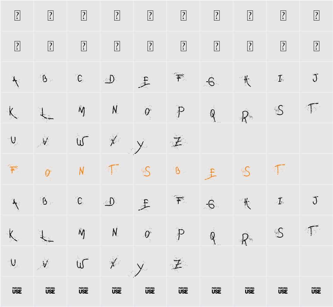 Daily memory Character Map
