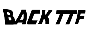 Back ttf Font Image