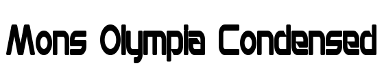 Mons Olympia Condensed