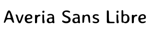 Averia Sans Libre Font Image