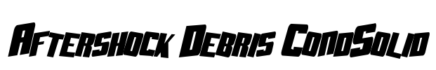 Aftershock Debris CondSolid