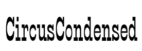 CircusCondensed Font Image